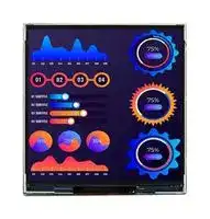 MDT0400A-USBC: TFT LCD, 4 ", 720 x 720 Pixels, Square, RGB, 5V