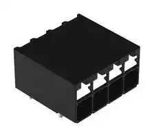 2086-1204: Wire-To-Board Terminal Block, 3.5 mm, 4 Ways, 24 AWG, 16 AWG, 1.5 mm², Push In