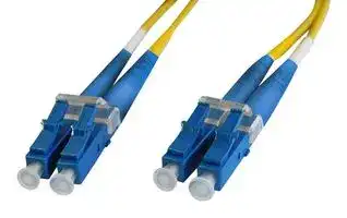 LCLC-SDTP050: Fibre Optic Cable, Singlemode, 2 Fibres, 9µm / 125µm, LC Duplex to LC Duplex, 5 m