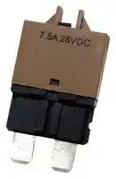 MP015924: Thermal Circuit Breaker, T3, MP 102 Series, 7.5 A, 1 Pole, 28 V, Auto Fuse Holder