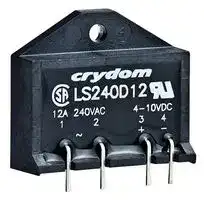 LS240D12 — Solid State Relay, LS Series, SIP, SPST-NO, 12 A, 280 Vrms, PCB, Through Hole, Zero Crossing