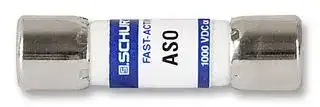 0090.0015: Fuse, Industrial / Power, ASO, 15 A, 1 kV, 10mm x 38mm, 13/32" x 1-1/2"