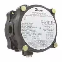 1950G-0-B-120-NA: Pressure Switch, Differential, 1/8" FNPT, 0.15 Inch-H2O, 0.5 Inch-H2O, SPDT, 240 VAC