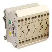DRTB-J-2: DIN Rail Mount Terminal Block, 2 Ways, 24 AWG, 16 AWG, Screw