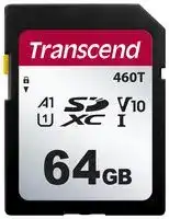TS64GSDC460T-VS1: Flash Memory Card, SDXC Card, UHS-I, Class 1, Class 2, Class 10, Class 30, 64 GB