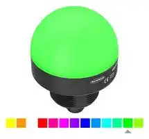 K50PSLRGB7Q: Indicator, Blue/Cyan/Green/Magenta/Red/White/Yellow, 30 VDC, IP66, IP67, IP69K, NEMA 4X, NEMA 13