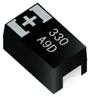 10TPB330MW: Tantalum Polymer Capacitor, 330 µF, ± 20%, 10 V, D4, 0.04 ohm, 2917 [7343 Metric]