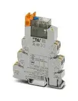 2910526: Power Relay, DPDT, 24 VAC/VDC, 50 mA, PLC-INTERFACE Series, DIN Rail