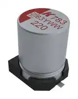 A783EK107M1VLAS035: Hybrid Aluminium Electrolytic Capacitor, 100 µF, ± 20%, 35 V, Radial Can - SMD, 0.035 ohm