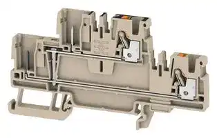 1548140000: DIN Rail Mount Terminal Block, 4 Ways, 28 AWG, 12 AWG, 2.5 mm², Push In, 24 A