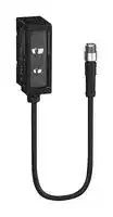 XUM8ABAYP015: Photoelectric Sensor, 200mm, Blue Light, Diffuse/Background Suppression, IO-Link/NPN/PNP/SPST-NO/NC