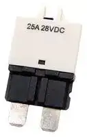 MP015928: Thermal Circuit Breaker, T3, MP 102 Series, 25 A, 1 Pole, 28 V, Auto Fuse Holder