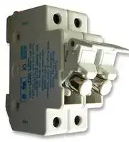 0091.0002: Fuseholder, DIN Rail, 600V, 30A, 10.3 x 38mm, 2 Pole, IP20