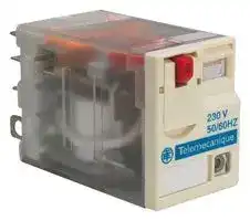 RPM12B7: Power Relay, SPDT, 24 VAC, 15 A, Harmony RPM Series, Socket