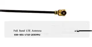 ECHO36/0.1M/IPEX/S/S/26: Antenna, Cellular / LTE, 698 MHZ to 2.7 GHz, 3 dB, Linear, Cable