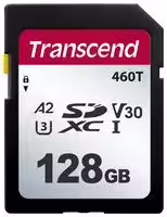 TS128GSDC460T-VS1: Flash Memory Card, NAND, SDXC Card, Class 2, Class 30, 128 GB