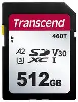 TS512GSDC460T-VS1: Flash Memory Card, SDXC Card, Class 2, Class 30, 512 GB