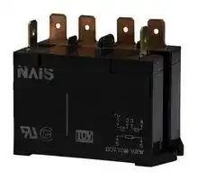HE2AN-DC48V — Power Relay, DPST-NO, 48 VDC, 25 A, HE Series, Flange, Non Latching