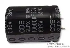 SLPX103M050E7P3: Electrolytic Capacitor, Snap-in, 10000 µF, 50 V, ± 20%, Snap-In, 3000 hours @ 85°C