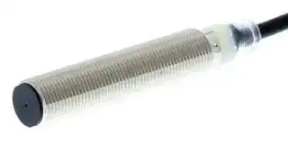 E2B-M12LS04-WP-B1 5M: Inductive Proximity Sensor, Cylindrical, 4 mm, M12, PNP / SPST-NO, PVC Pre-Wired