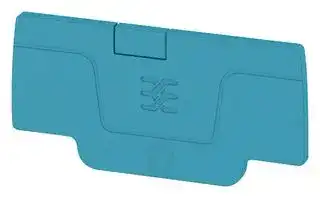 1552610000: End Cover, for Use with Weidmuller A Series Feed-Through Terminal Blocks, Klippon A Series