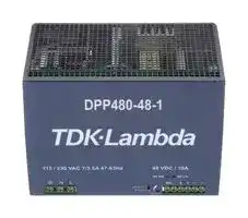 DPP480-48-1: AC-DC CONVERTER, DIN RAIL, 1 O/P, 480W, 10A, 48V