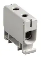 201606-0610: DIN Rail Mount Terminal Block, 1 Ways, 6 AWG, 0 AWG, 53 mm², Screw, 150 A