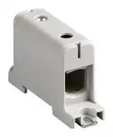 201606-0620: DIN Rail Mount Terminal Block, 1 Ways, 4 AWG, 0 AWG, 107 mm², Screw, 230 A