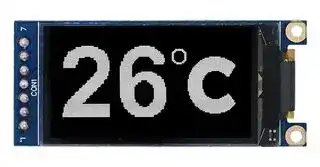 MDOB160080AV-WS: Graphic OLED, 160 x 80 Pixels, White, 3V, SPI, 43.5mm x 22.5mm, -40 °C