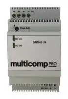 MP-DRD40-24: Isolated DIN Rail Mount DC/DC Converter, ITE, 3:1, 40 W, 1 Output, 24 V, 1.7 A