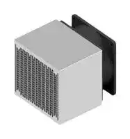 LA HB 1 100 230: Fan / Force Cooled Heat Sink, 230VAC, 0.078 K/W, 121 mm, 129 mm, 100 mm, 160 m³/h, 47 dBA