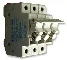 0091.0003: Fuseholder, DIN Rail, 600V, 30A, 10.3 x 38mm, 3 Pole, IP20