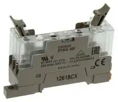 P7SA-10F: RELAY SOCKET, 10 PIN, DIN RAIL, SCREW