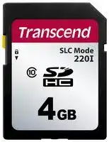 TS4GSDC220I: Flash Memory Card, SDHC Card, 4 GB