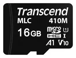 TS16GUSD410M: Flash Memory Card, MicroSDHC Card, Class 1, Class 10, 16 GB