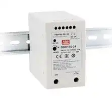 DDRH-60-24: Isolated DIN Rail Mount DC/DC Converter, 10:1, 60 W, 1 Output, 24 V, 2.5 A