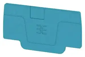 1514420000: End Cover, for Use with Weidmuller A Series Pluggable Terminal Blocks, Klippon A Series