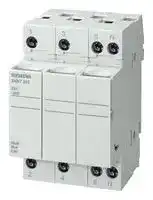 3NW7033: Fuse Holder, Cylindrical, 3P, 32 A, 690 VAC, 10 mm x 38 mm