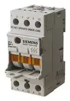 3NW7033-1: Fuse Holder, Cylindrical, 3P, 32 A, 690 VAC, 10 mm x 38 mm