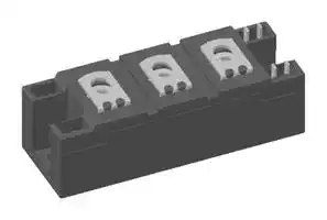MCC200-14IO1: Thyristor Module, Series Connected - SCR, 216 A, 1.4 kV, Y4, 11-Pin, Panel Mount