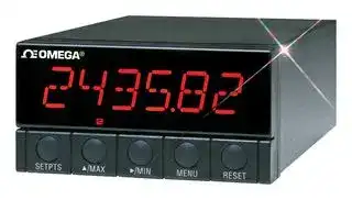 DP41-E: Panel Meter, Process, 6-Digit, 13.716 mm, 115 V, DP-41 Series