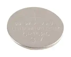 PSG91084: Battery, Pack of 5, 3 V, 1620, Lithium Manganese Dioxide, 68 mAh, Pressure Contact, 16 mm