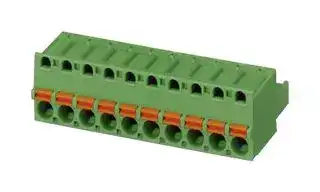 1873126: Pluggable Terminal Block, 5.08 mm, 9 Ways, 24 AWG, 12 AWG, 2.5 mm², Push In