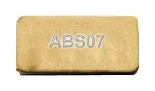 ABS07-32.768KHZ-9-T: Crystal, Low Profile, ABS07 Series, 32.768 kHz, 20 ppm, 9 pF