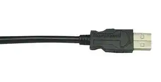 USB2AA100PUHFFR: USB Cable, Type A Plug to Type A Plug, 1 m, 3.3 ft, USB 2.0, Black