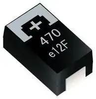 2R5TPF470M9L: Tantalum Polymer Capacitor, 470 µF, ± 20%, 2.5 V, D3L, 9000 µohm, 2917 [7343 Metric]