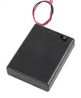 SBH-441-AS: Battery Holder, AAA x 4, with Switch