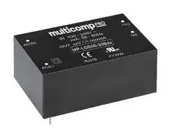MP-LDE06-20B09 — AC/DC PCB Mount Power Supply (PSU), 100 to 370VDC, ITE, 1 Output, 6 W, 9 VDC, 660 mA