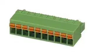 1754568: Pluggable Terminal Block, 5.08 mm, 2 Ways, 24 AWG, 16 AWG, 2.5 mm², Push In