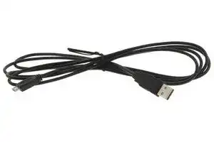 68784-0003: USB Cable, Type A Plug to Micro Type B Plug, 2 m, 6.6 ft, USB 2.0, Black